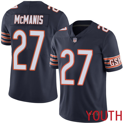 Chicago Bears Limited Navy Blue Youth Sherrick McManis Home Jersey NFL Football 27 Vapor Untouchable